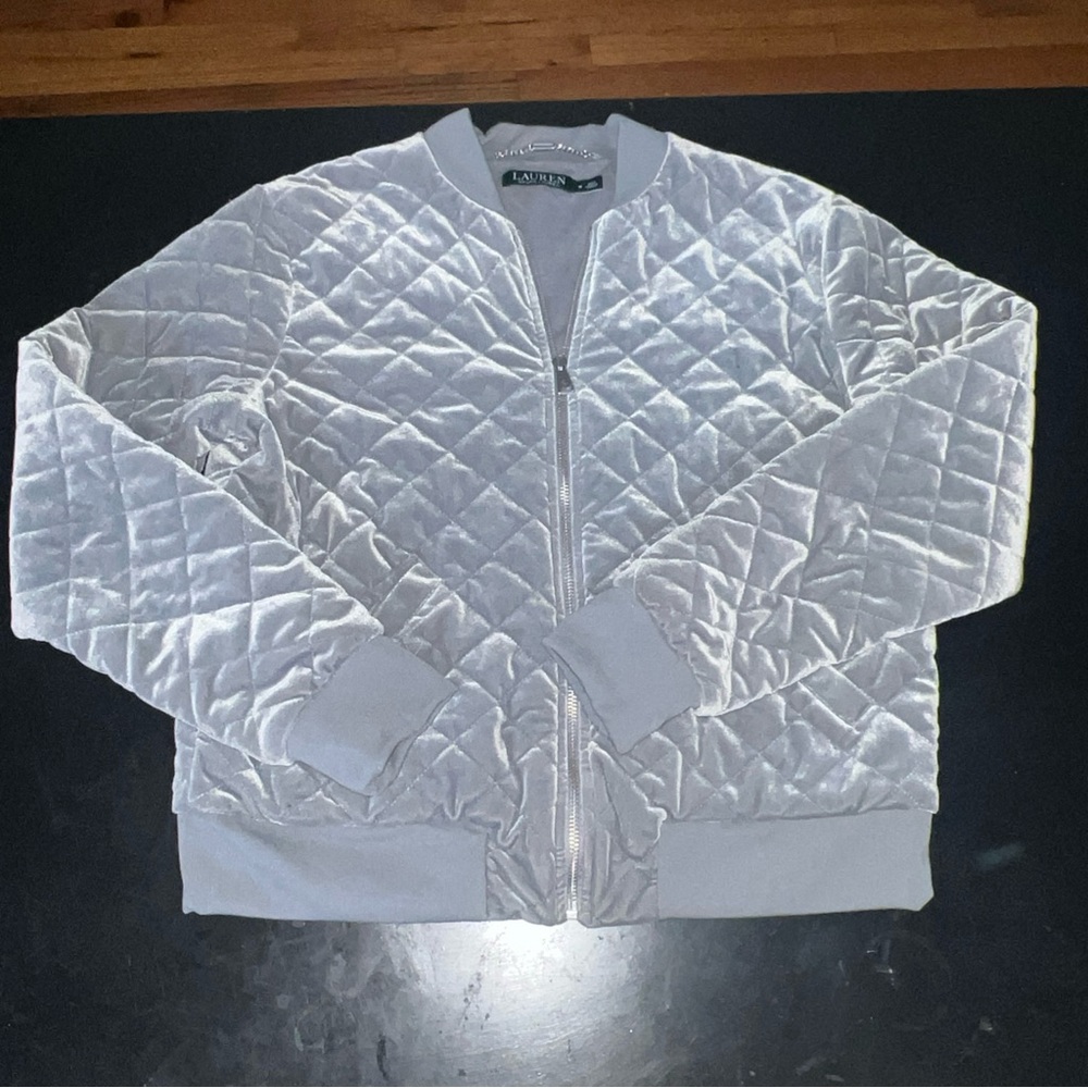 Ralph Lauren Silver Velvet Jacket